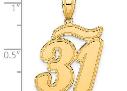 14k Yellow Gold Pendants Style SCN31 - Classique Jewelry Inc.