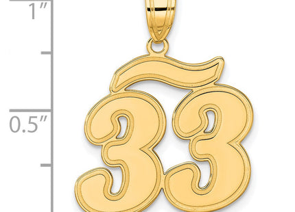 14k Yellow Gold Pendants Style SCN33 - Classique Jewelry Inc.