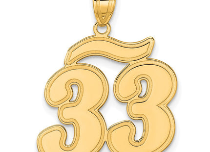 14k Yellow Gold Pendants Style SCN33 - Classique Jewelry Inc.