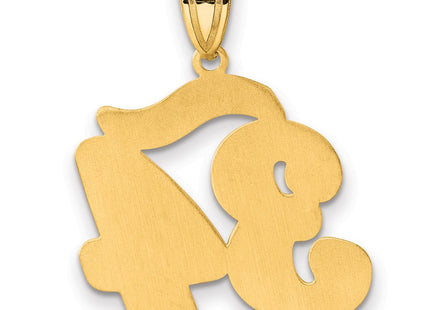 14k Yellow Gold Pendants Style SCN34 - Classique Jewelry Inc.