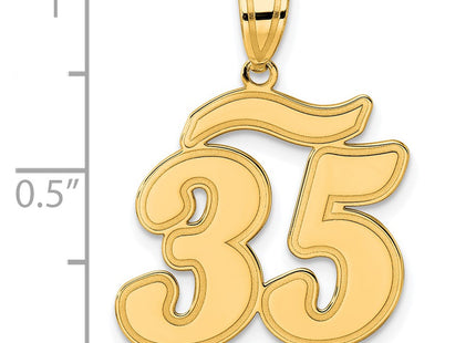 14k Yellow Gold Pendants Style SCN35 - Classique Jewelry Inc.