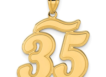 14k Yellow Gold Pendants Style SCN35 - Classique Jewelry Inc.