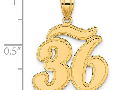 14k Yellow Gold Pendants Style SCN36 - Classique Jewelry Inc.