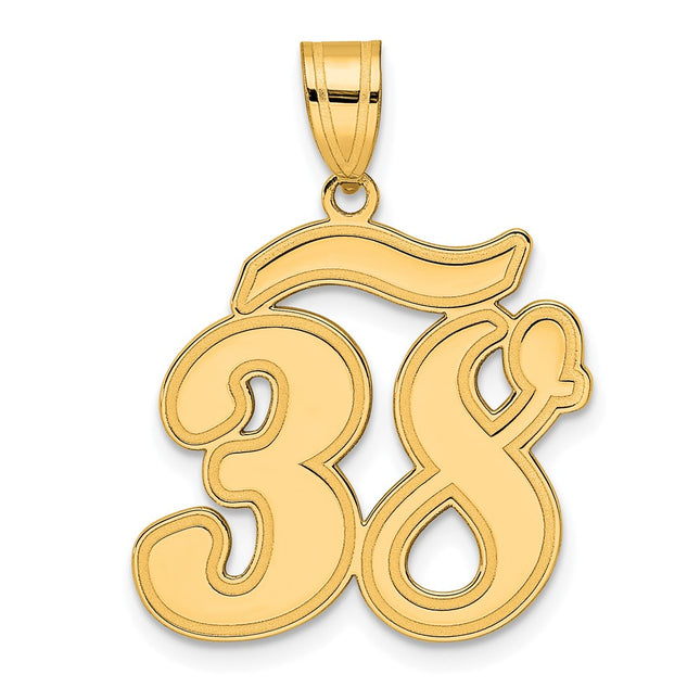 14k Yellow Gold Pendants Style SCN38 - Classique Jewelry Inc.