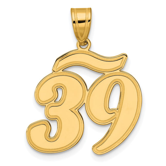 14k Yellow Gold Pendants Style SCN39 - Classique Jewelry Inc.