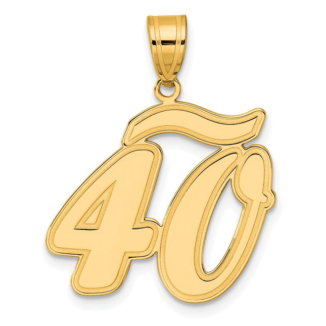 14k Yellow Gold Pendants Style SCN40 - Classique Jewelry Inc.