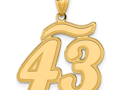 14k Yellow Gold Pendants Style SCN43 - Classique Jewelry Inc.