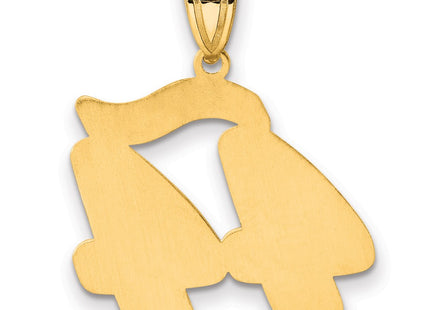 14k Yellow Gold Pendants Style SCN44 - Classique Jewelry Inc.