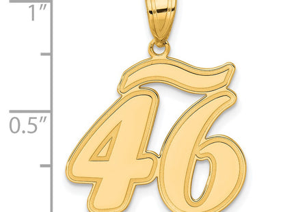 14k Yellow Gold Pendants Style SCN46 - Classique Jewelry Inc.