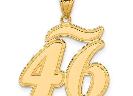 14k Yellow Gold Pendants Style SCN46 - Classique Jewelry Inc.
