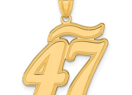 14k Yellow Gold Pendants Style SCN47 - Classique Jewelry Inc.