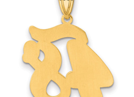 14k Yellow Gold Pendants Style SCN48 - Classique Jewelry Inc.