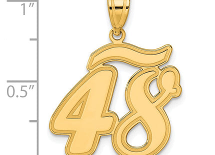 14k Yellow Gold Pendants Style SCN48 - Classique Jewelry Inc.