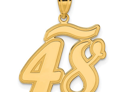 14k Yellow Gold Pendants Style SCN48 - Classique Jewelry Inc.