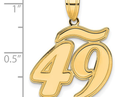 14k Yellow Gold Pendants Style SCN49 - Classique Jewelry Inc.