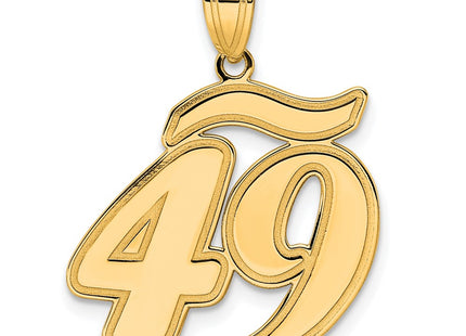 14k Yellow Gold Pendants Style SCN49 - Classique Jewelry Inc.