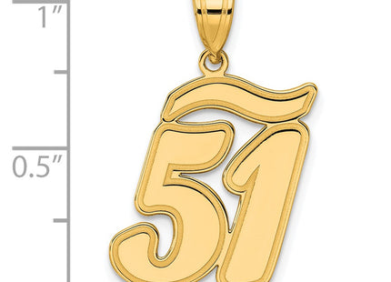 14k Yellow Gold Pendants Style SCN51 - Classique Jewelry Inc.