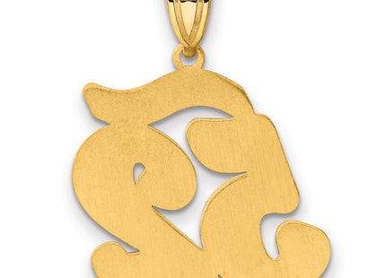 14k Yellow Gold Pendants Style SCN52 - Classique Jewelry Inc.