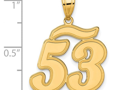 14k Yellow Gold Pendants Style SCN53 - Classique Jewelry Inc.