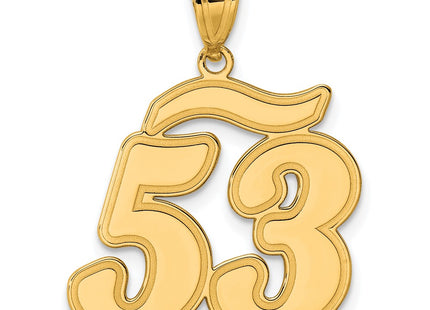 14k Yellow Gold Pendants Style SCN53 - Classique Jewelry Inc.