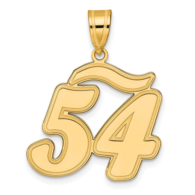 14k Yellow Gold Pendants Style SCN54 - Classique Jewelry Inc.