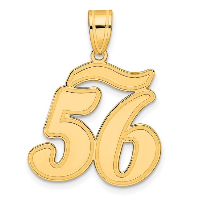 14k Yellow Gold Pendants Style SCN56 - Classique Jewelry Inc.