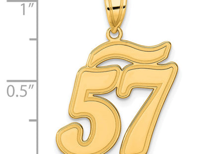14k Yellow Gold Pendants Style SCN57 - Classique Jewelry Inc.