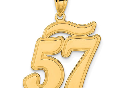 14k Yellow Gold Pendants Style SCN57 - Classique Jewelry Inc.