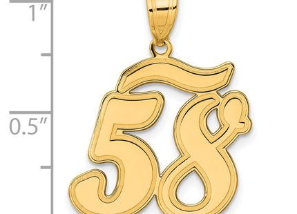 14k Yellow Gold Pendants Style SCN58 - Classique Jewelry Inc.
