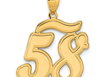 14k Yellow Gold Pendants Style SCN58 - Classique Jewelry Inc.