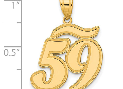 14k Yellow Gold Pendants Style SCN59 - Classique Jewelry Inc.