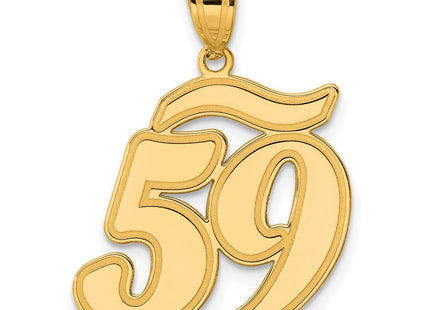 14k Yellow Gold Pendants Style SCN59 - Classique Jewelry Inc.