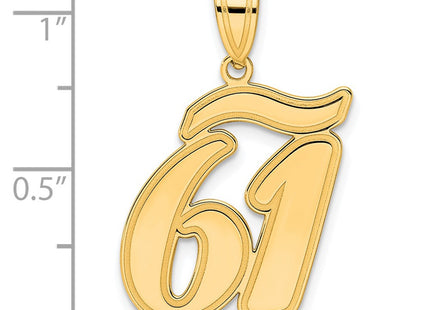 14k Yellow Gold Pendants Style SCN61 - Classique Jewelry Inc.