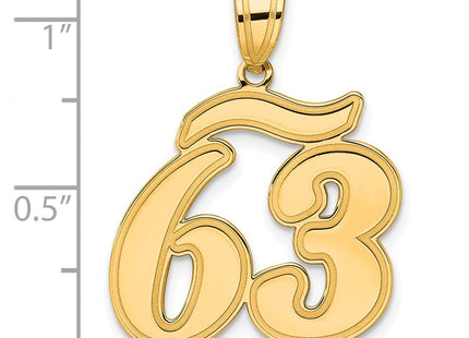 14k Yellow Gold Pendants Style SCN63 - Classique Jewelry Inc.