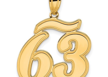 14k Yellow Gold Pendants Style SCN63 - Classique Jewelry Inc.