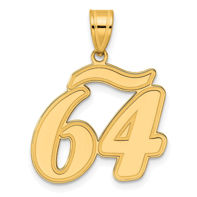 14k Yellow Gold Pendants Style SCN64 - Classique Jewelry Inc.