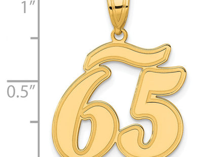 14k Yellow Gold Pendants Style SCN65 - Classique Jewelry Inc.