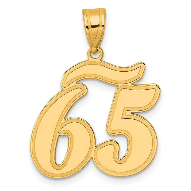 14k Yellow Gold Pendants Style SCN65 - Classique Jewelry Inc.