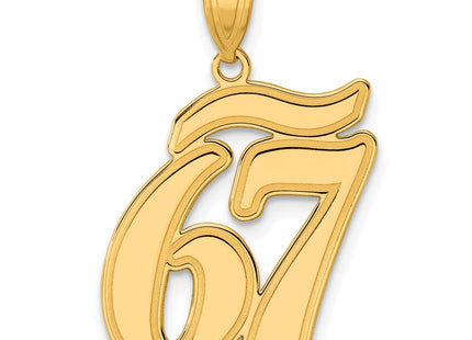 14k Yellow Gold Pendants Style SCN67 - Classique Jewelry Inc.
