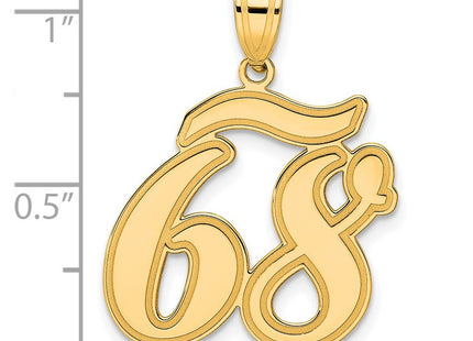 14k Yellow Gold Pendants Style SCN68 - Classique Jewelry Inc.