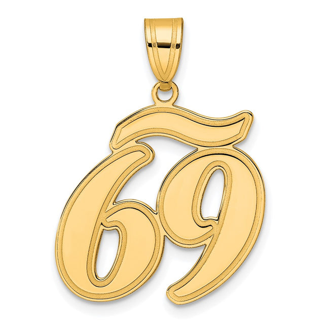 14k Yellow Gold Pendants Style SCN69 - Classique Jewelry Inc.