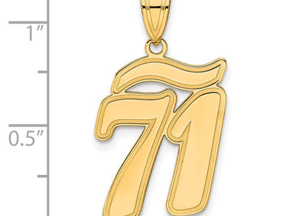 14k Yellow Gold Pendants Style SCN71 - Classique Jewelry Inc.