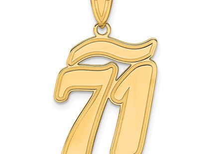 14k Yellow Gold Pendants Style SCN71 - Classique Jewelry Inc.