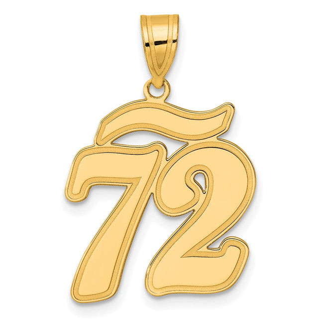 14k Yellow Gold Pendants Style SCN72 - Classique Jewelry Inc.