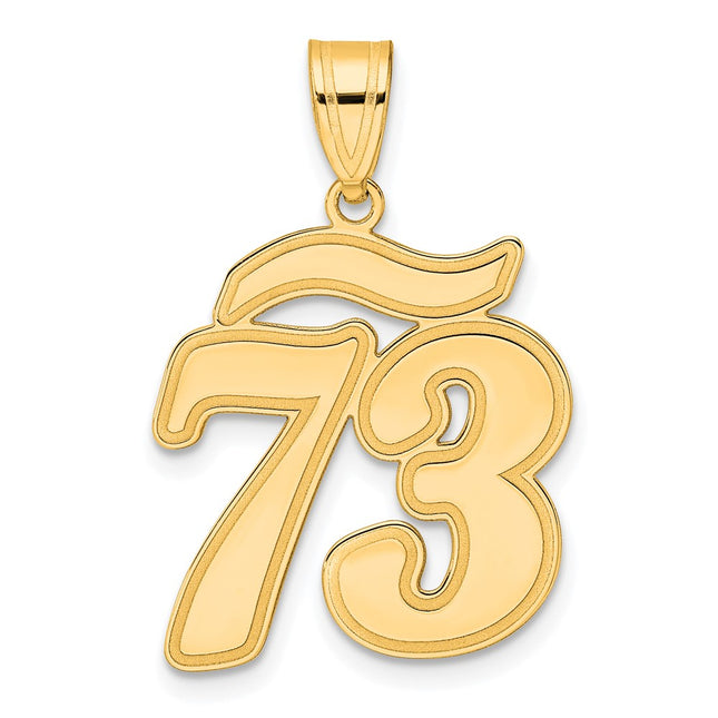 14k Yellow Gold Pendants Style SCN73 - Classique Jewelry Inc.