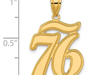 14k Yellow Gold Pendants Style SCN76 - Classique Jewelry Inc.