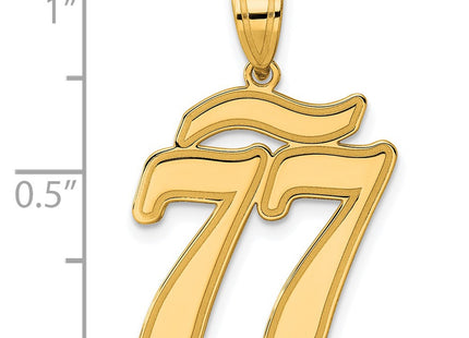 14k Yellow Gold Pendants Style SCN77 - Classique Jewelry Inc.