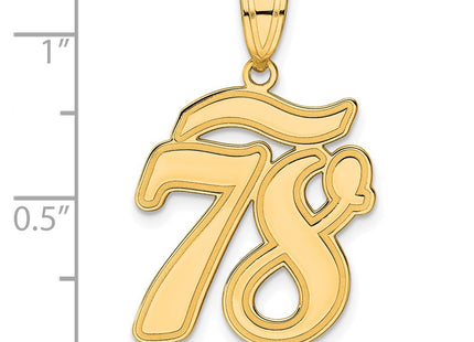 14k Yellow Gold Pendants Style SCN78 - Classique Jewelry Inc.