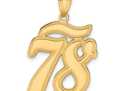 14k Yellow Gold Pendants Style SCN78 - Classique Jewelry Inc.