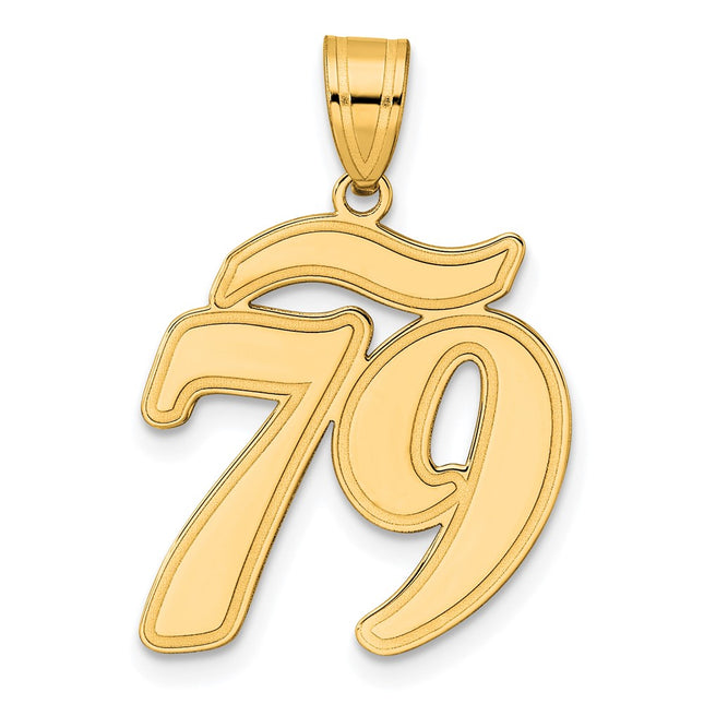 14k Yellow Gold Pendants Style SCN79 - Classique Jewelry Inc.